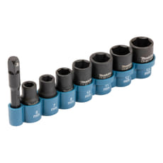 Makita 8 Piece 1/4" Drive Impact Socket Set