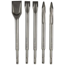 Makita 5 Piece Self Sharpening SDS Plus Chisel Set in Storage Tube