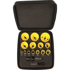 Starrett KFC14021 16 Piece General Purpose Hole Saw Set 