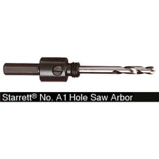 Starrett A1 Arbor 9mm Shank for 14mm - 30mm Hole Saws