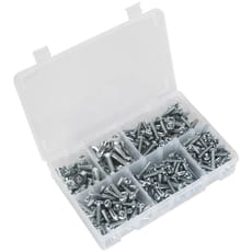 Sealey 264 Piece Countersunk and Pan Head Machine Screw Assortment