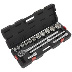 Sealey 15 Piece 3/4" Drive Bi Hexagon Socket Set Metric
