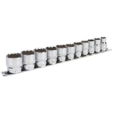 Sealey 11 Piece 3/8" Drive Bi Hexagon WallDrive Socket Set Imperial