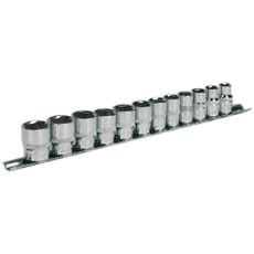 Sealey 12 Piece 3/8" Drive Hexagon WallDrive Socket Set Metric