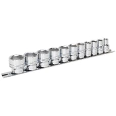 Sealey 11 Piece 3/8" Drive Lock On Hexagon Socket Set Imperial