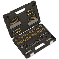 Sealey Premier 46 Piece Titanium Coated Tap & Die Set Metric & Imperial