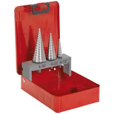 Sealey 3 Piece M2 HSS Step Drill Bit Set