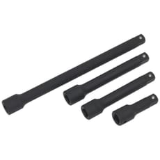 Sealey 4 Piece 1/2" Drive Impact Socket Extension Bar Set