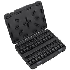 Sealey 24 Piece 1/2" Drive Impact Socket Bit Set Hex, Torx and Spline