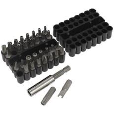 Sealey 33 Piece Security Screwdriver Bit Set