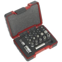 Sealey 23 Piece Combination Drive TRX-P and TRX-TS Screwdriver Bit Set 