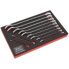 Sealey 11 Piece Combination Spanner Set Imperial in Module Tray