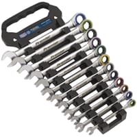 Sealey Platinum Series 12 Piece Ratchet Combination Spanner Set 