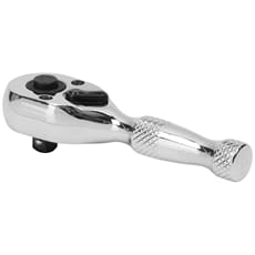 Sealey 1/4" Drive Quick Release Pear Head Stubby Ratchet