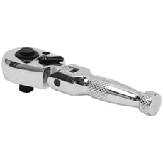 Sealey 1/4" Drive Flexible Head Stubby Ratchet