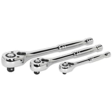 Sealey AK6672 3 Piece Ratchet Wrench Set