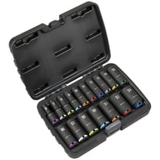 Sealey Premier 17 Piece 3/8" Drive Deep Impact Socket Set