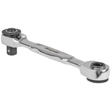 Sealey Premier Double Ended 1/4" Square and Hex Ratchet Handle