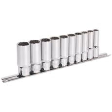 Sealey 10 Piece 3/8" Drive Deep Total Drive Spline Torx Socket Set