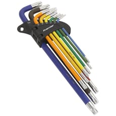 Sealey AK7194 9 Piece Colour Extra Long Torx Key Set