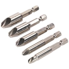 Sealey AK7228 5 Piece HSS Screw and Drill Bit Extractors