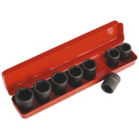 Sealey 9 Piece 3/4" Drive Hexagon Impact Socket Set 