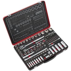 Sealey Premier Platinum Series 108 Piece 1/4" and 1/2" Drive Socket Set