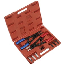 Sealey Heavy Duty Circlip Plier and Interchangeable Tip Set