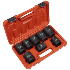 Sealey Premier 8 Piece 1" Drive Hexagon Impact Socket Set