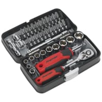 Sealey 38 Piece 1/4" Drive Bit and Socket Set 