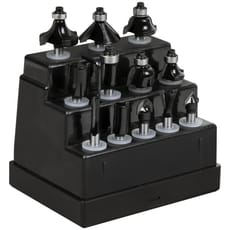 Sealey 12 Piece 1/4" Shank Router Bit Set