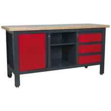 Sealey Workstation with 3 Drawers, 1 Cupboard