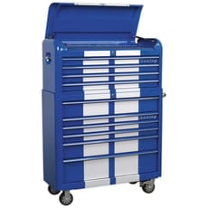 Sealey Premier Retro Style Wide 10 Drawer Roller Cabinet and Tool Chest
