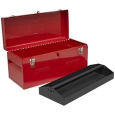 Sealey Heavy Duty Metal Tool Box and Tote Tray