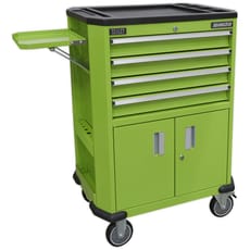 Sealey AP980MTHV Hi Vis 4 Drawer and 2 Door Roller Cabinet