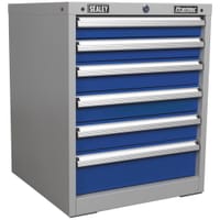 Sealey Premier Industrial Workstation Cabinet 6 Drawer 