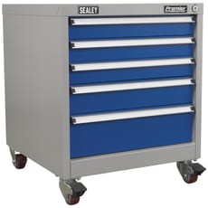Sealey Premier Industrial Mobile Cabinet 5 Drawer