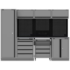 Sealey Superline Pro Black Edition Stainless Steel Worktop Storage System Combo