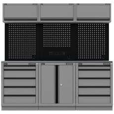 Sealey Superline Pro Black Edition Stainless Steel Worktop Storage System Combo
