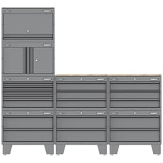 Sealey Superline Pro Connect Wooden Worktop Storage System Combo