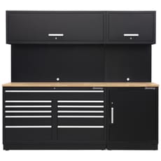 Sealey Premier MSS Oak Worktop Storage System Combo