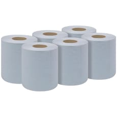 Sealey Blue 2 Ply Paper Wipes 60 metre Rolls