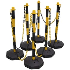Sealey Black/Yellow Post and Chain Kit