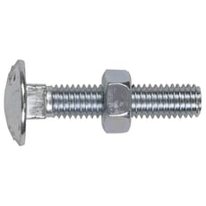Sealey DIN 603 Coach Bolts and Nuts Zinc Plated