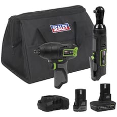 Sealey 10.8v Cordless 3/8" Drive Impact and Ratchet Wrench Kit