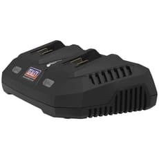 Sealey SV20 20v Cordless Li-Ion Dual Port Battery Charger