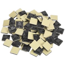 Sealey Self Adhesive Cable Tie Mounts Black