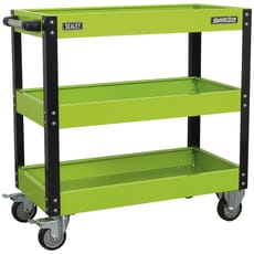 Sealey CX110HV Hi Vis 3 Shelf Trolley