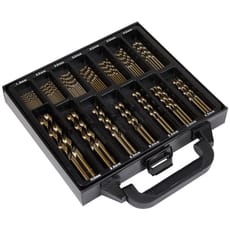 Sealey 99 Piece HSS Cobalt Fully Ground Drill Bit Set