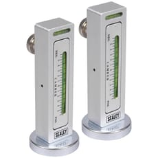 Sealey 2 Piece Magnetic Camber and Caster Gauge Set